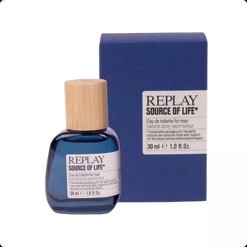 Replay Source of Life For Man Туалетная вода 30 мл для мужчин