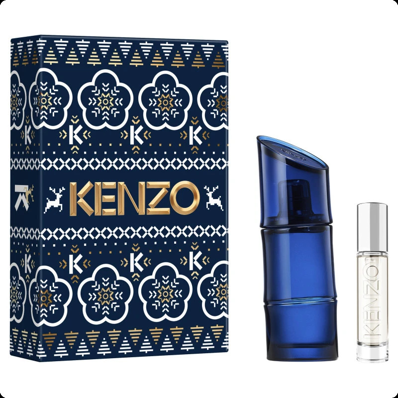 Kenzo Kenzo Homme Eau de Toilette Intense Набор (туалетная вода 60 мл + туалетная вода 10 мл) для мужчин