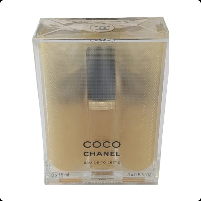 Chanel Coco Eau de Toilette Набор (туалетная вода 15 мл x 3 шт.) для женщин