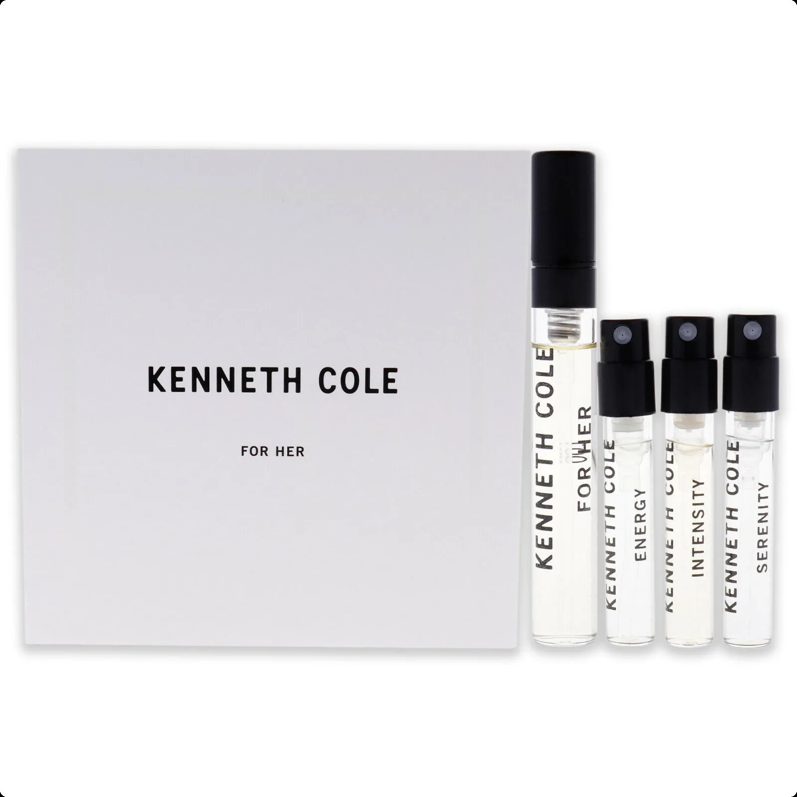 Kenneth Cole Kenneth Cole for Her Набор (парфюмерная вода 4 мл + парфюмерная вода 1.5 мл + парфюмерная вода 1.5 мл + парфюмерная вода 1.5 мл) для женщин
