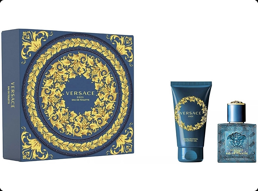 Versace Eros Набор (туалетная вода 30 мл + гель для душа 50 мл) для мужчин