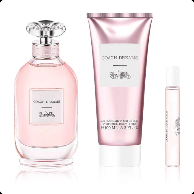 Coach Coach Dreams Набор (парфюмерная вода 90 мл + парфюмерная вода 7.5 мл + лосьон для тела 100 мл) для женщин
