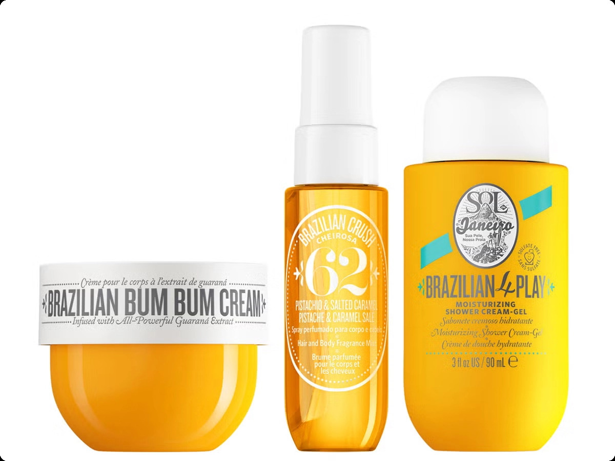 Sol De Janeiro Sol Cheirosa 62 Набор (гель для душа 90 мл + крем для тела 50 мл + спрей для тела 30 мл) для женщин