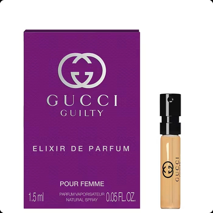 Миниатюра Gucci Guilty Elixir de Parfum pour Femme Парфюмерная вода 1.5 мл - пробник духов