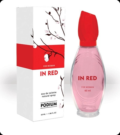 Дельта парфюм Подиум в красном для женщин