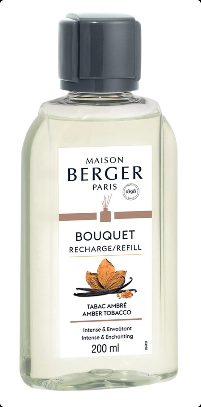 Maison Berger Amber Tobacco Диффузор (запаска) 200 мл для женщин и мужчин