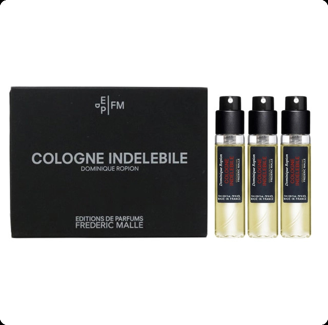 Frederic Malle Cologne Indelebile Набор (парфюмерная вода 10 мл x 3 шт.) для женщин и мужчин