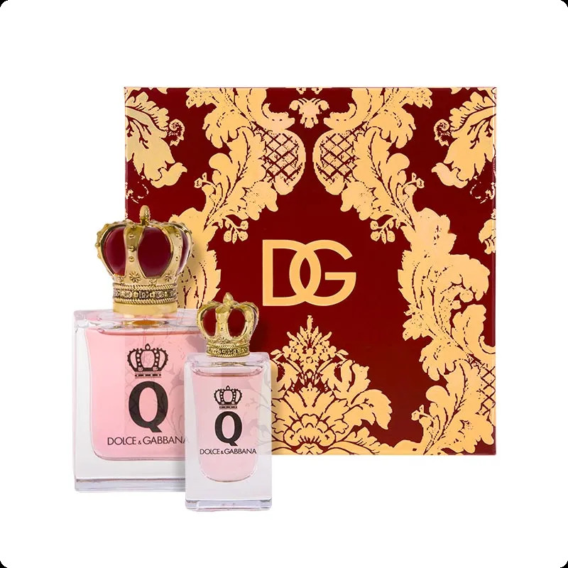 Dolce & Gabbana Q by Dolce Gabbana Набор (парфюмерная вода 50 мл + парфюмерная вода 5 мл) для женщин