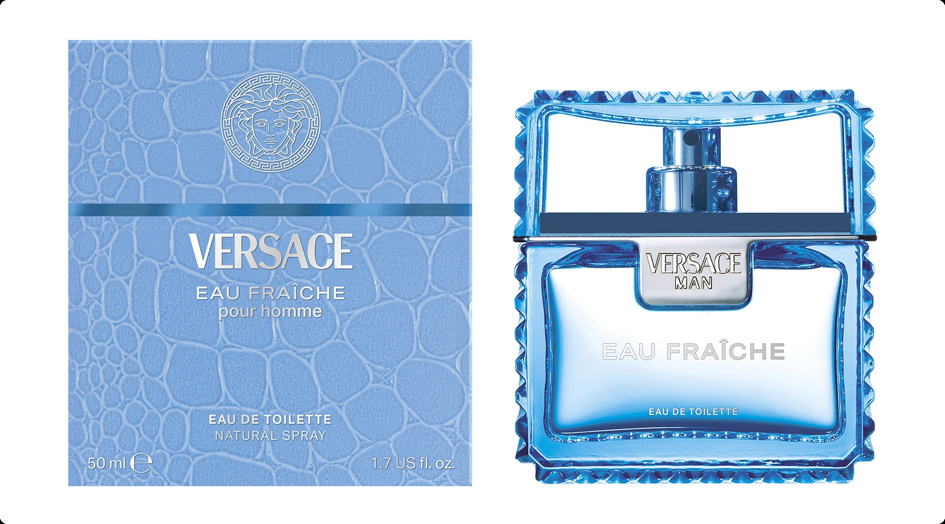 Versace Versace Man Eau Fraiche Туалетная вода 50 мл для мужчин