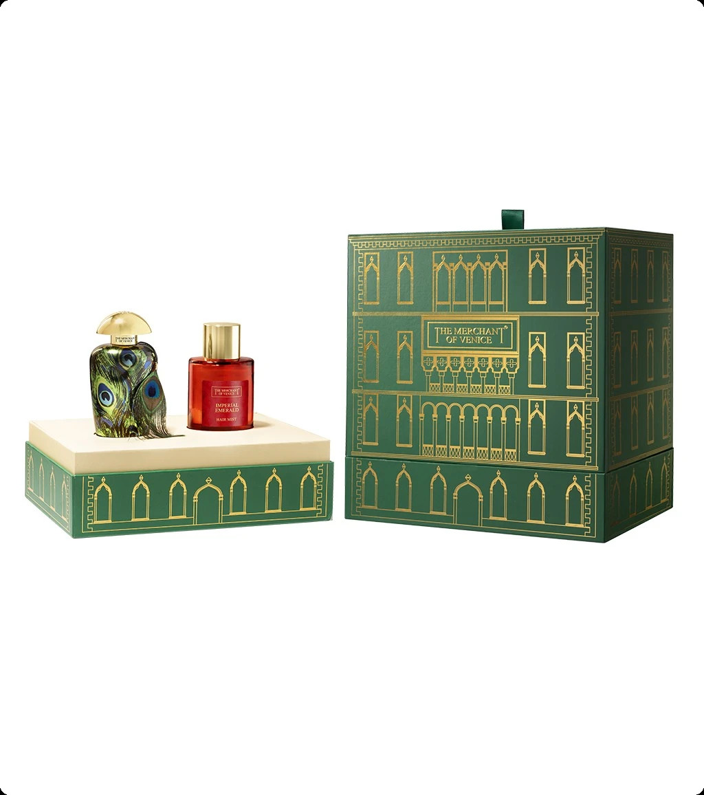 The Merchant of Venice Imperial Emerald Набор (парфюмерная вода 100 мл + дымка для волос 100 мл) для женщин