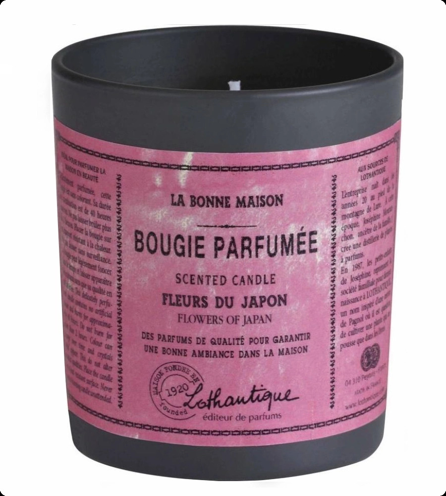 Lothantique Flowers of Japan Свеча 160 гр для женщин и мужчин