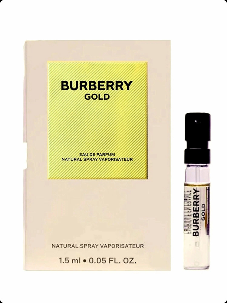 Миниатюра Burberry Gold Парфюмерная вода 1.5 мл - пробник духов