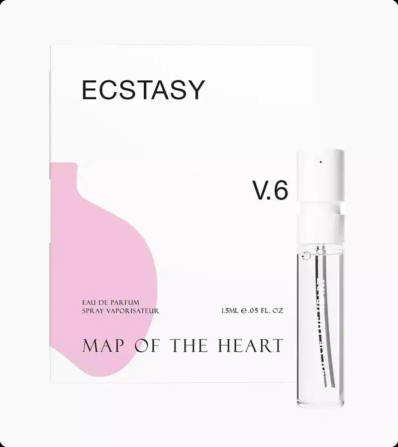 Миниатюра Map of the Heart Pink Heart V6 Ecstasy Парфюмерная вода 1.5 мл - пробник духов