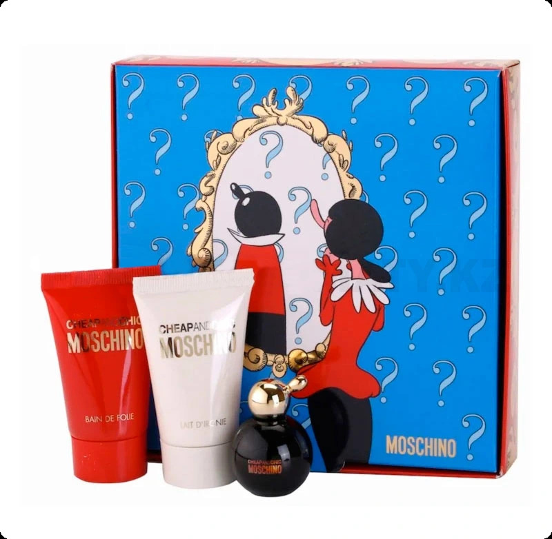 Moschino Cheap and Chic Набор (туалетная вода 4.9 мл + гель для душа 25 мл + лосьон для тела 25 мл) для женщин