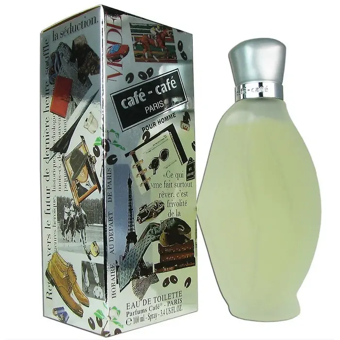 Parfum cafe. Cafe Parfums Cafe-Cafe pour homme. Туалетная вода Cafe-Cafe Cofinlux. Парфюм кафе-кафе Париж. Cofinluxe Paris c духи.