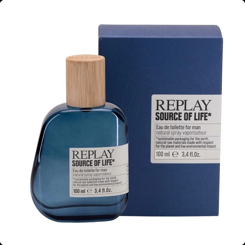 Replay Source of Life For Man Туалетная вода 100 мл для мужчин