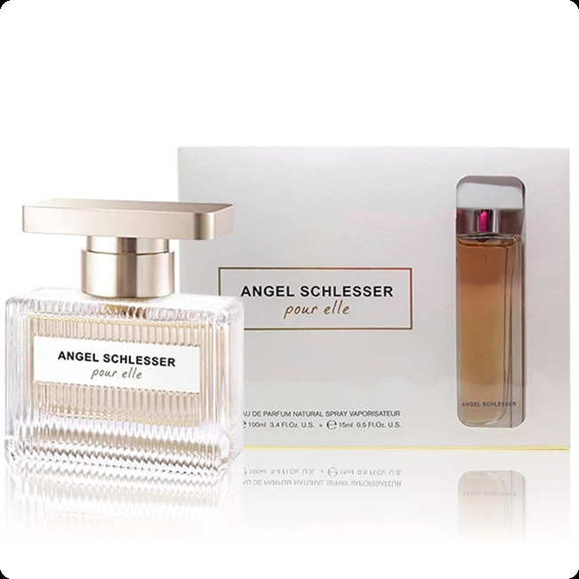 Angel Schlesser Pour Elle Набор (парфюмерная вода 100 мл + парфюмерная вода 15 мл) для женщин