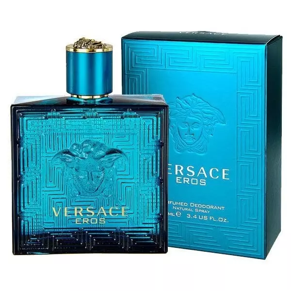 Eros tm отзывы. Версаче духи 2025509. Дезодорант Versace Eros. Versace Eros мужские голубые. Духи Версаче 1210806.