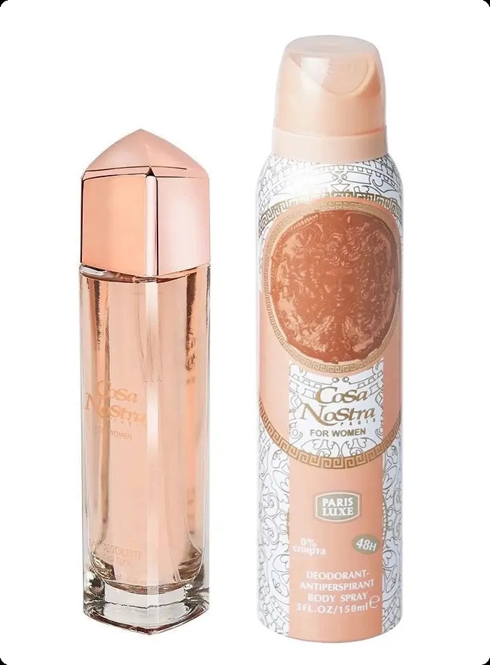 Paris Line Parfums Cosa Nostra Intense Набор (туалетная вода 100 мл + дезодорант-спрей 150 мл) для женщин