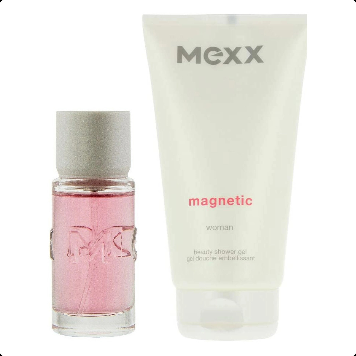 Mexx Magnetic for Her Набор (туалетная вода 15 мл + гель для душа 50 мл) для женщин
