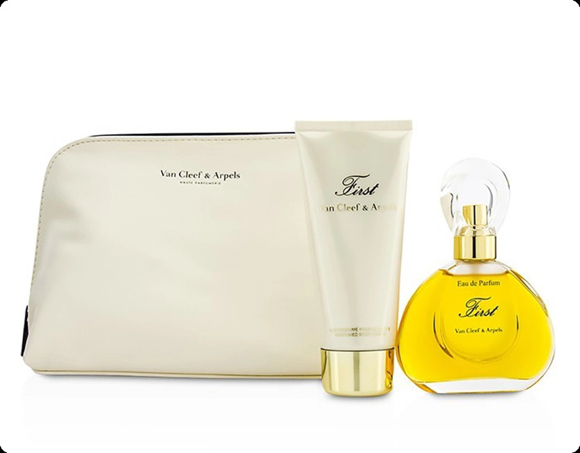 Van Cleef and Arpels First Eau de Parfum Набор (парфюмерная вода 60 мл + лосьон для тела 100 мл + аксессуар) для женщин