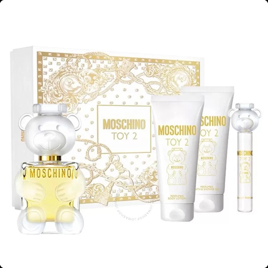 Moschino Toy 2 Набор (парфюмерная вода 100 мл + парфюмерная вода 10 мл + гель для душа 100 мл + лосьон для тела 100 мл) для женщин и мужчин