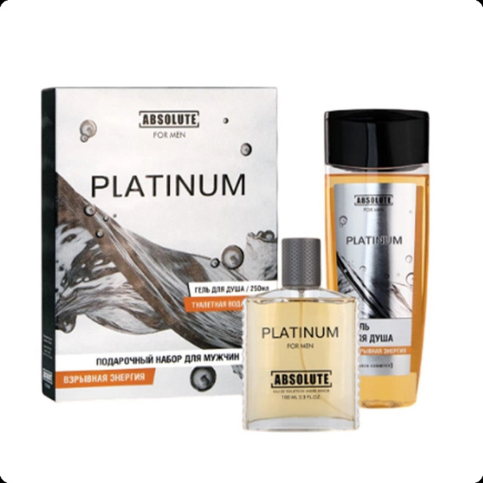 Delta Parfum Today Parfum Absolute Platinum Набор (туалетная вода 100 мл + гель для душа 250 мл) для мужчин