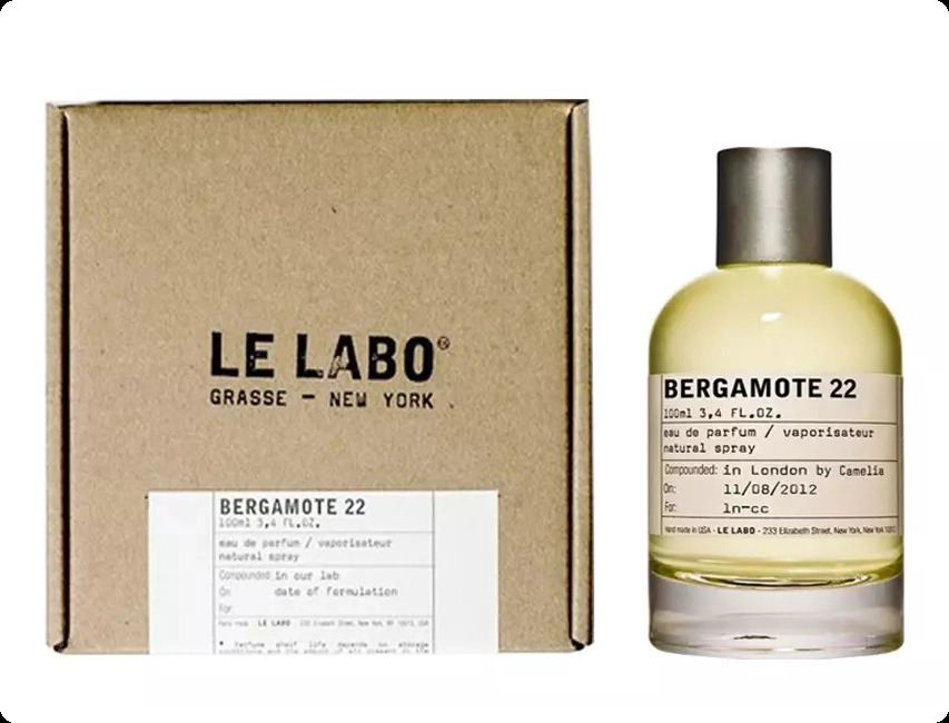 Le Labo Bergamote 22 Парфюмерная вода 100 мл для женщин и мужчин