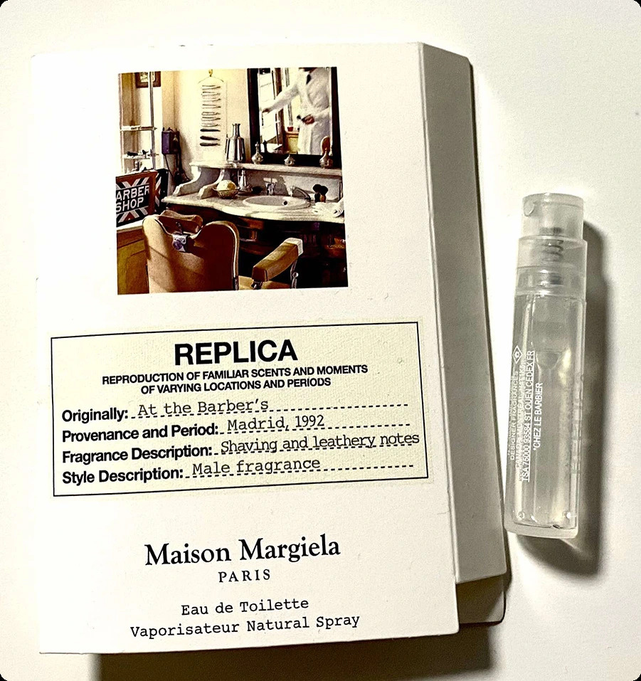 Миниатюра Maison Martin Margiela At the Barbers Туалетная вода 1.2 мл - пробник духов