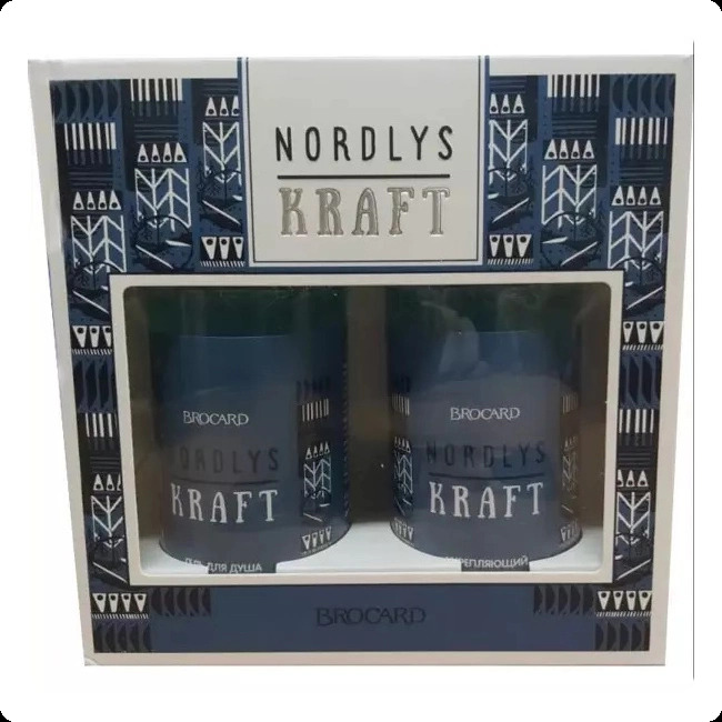 Brocard Nordlys Kraft Набор (гель для душа 320 мл + шампунь 320 мл) для мужчин