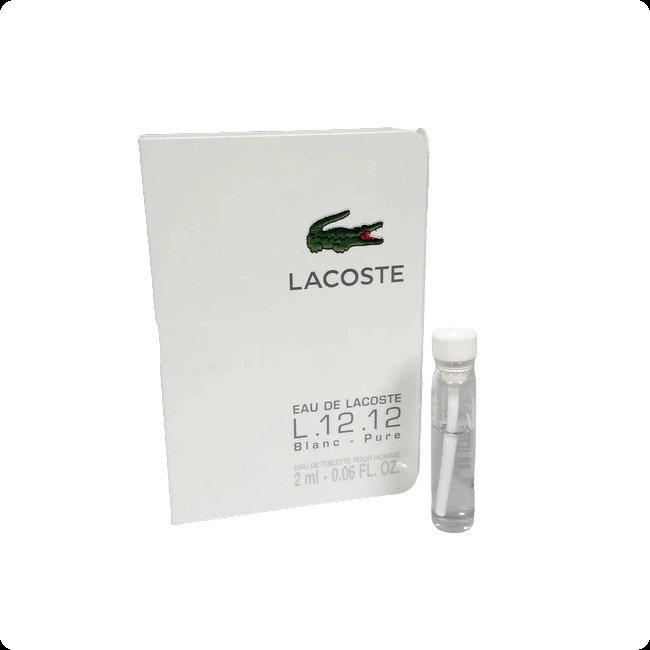 Миниатюра Lacoste Eau de Lacoste L 12 12 Blanc Pure Туалетная вода 2 мл - пробник духов