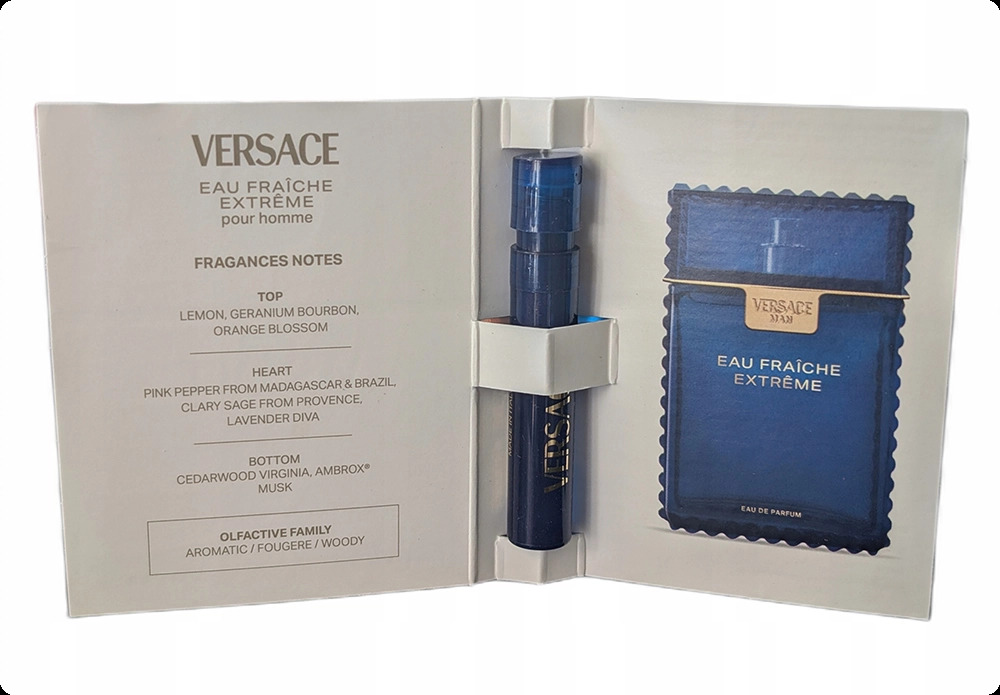 Миниатюра Versace Versace Man Eau Fraiche Extreme Парфюмерная вода 1 мл - пробник духов