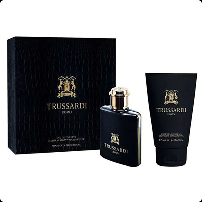 Trussardi Uomo Набор (туалетная вода 50 мл + гель для душа 100 мл) для мужчин
