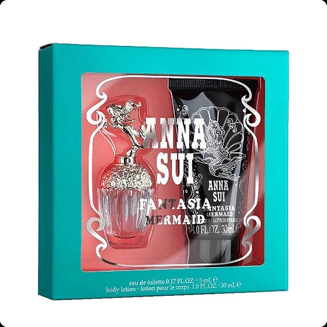 Anna Sui Fantasia Mermaid Набор (туалетная вода 5 мл + лосьон для тела 30 мл) для женщин