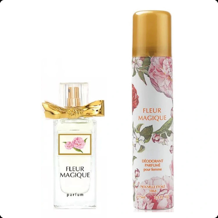Nouvelle Etoile Fleur Magique Набор (духи 30 мл + дезодорант-спрей 75 мл) для женщин