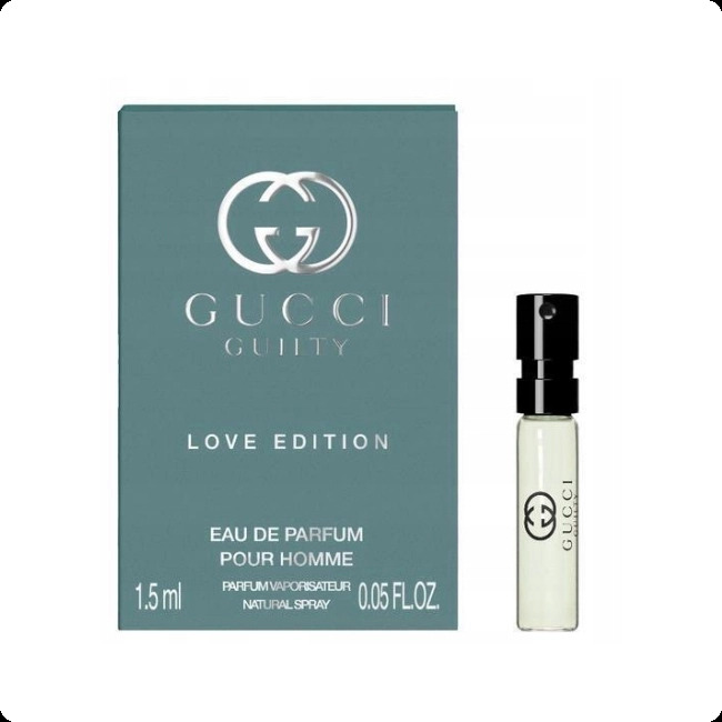 Миниатюра Gucci Guilty Love Edition Pour Homme 2025 Парфюмерная вода 1.5 мл - пробник духов