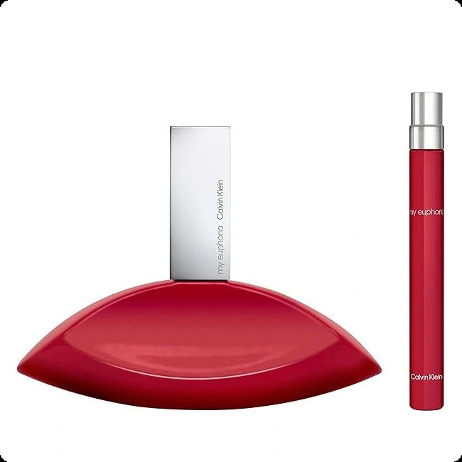 Calvin Klein My Euphoria Набор (парфюмерная вода 100 мл + парфюмерная вода 10 мл) для женщин