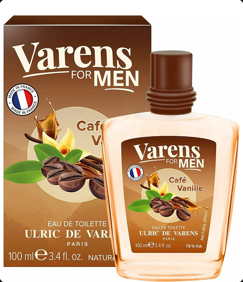 Ulric de Varens Varens For Men Cafe Vanille Туалетная вода 100 мл для мужчин