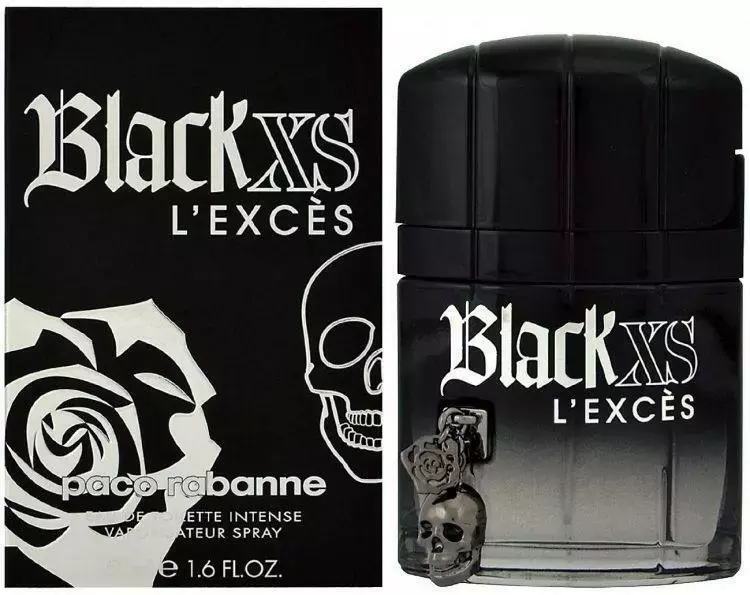 Paco rabanne туалетная вода black xs. Paco Rabanne Black XS L'exces. Paco Rabanne Black XS L'exces мужской. Духи Black XS L'exces. P. Rabanne Black XS L'exces for him.