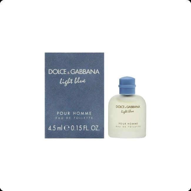 Миниатюра Dolce & Gabbana Light Blue Pour Homme Туалетная вода 4.5 мл - пробник духов