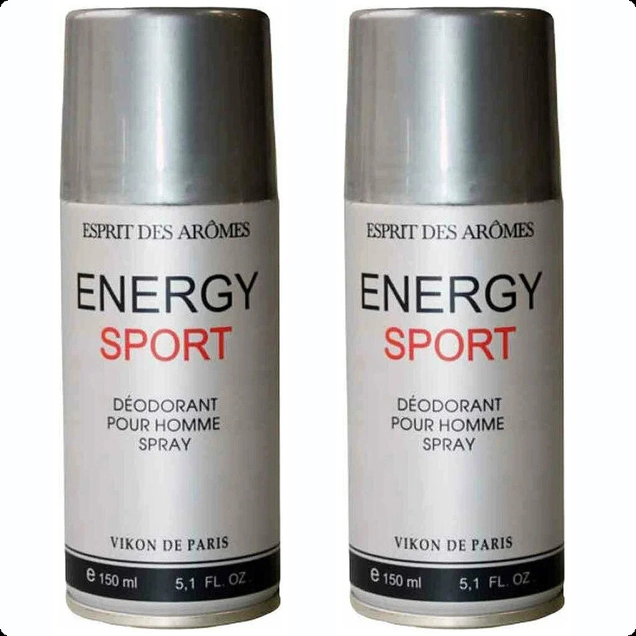Nouvelle Etoile Energy Sport Набор (дезодорант-спрей 150 мл x 2 шт.) для мужчин