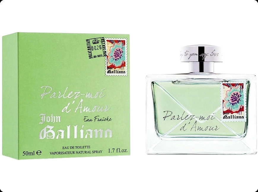 John Galliano Parlez Moi d Amour Eau Fraiche Туалетная вода 50 мл для женщин