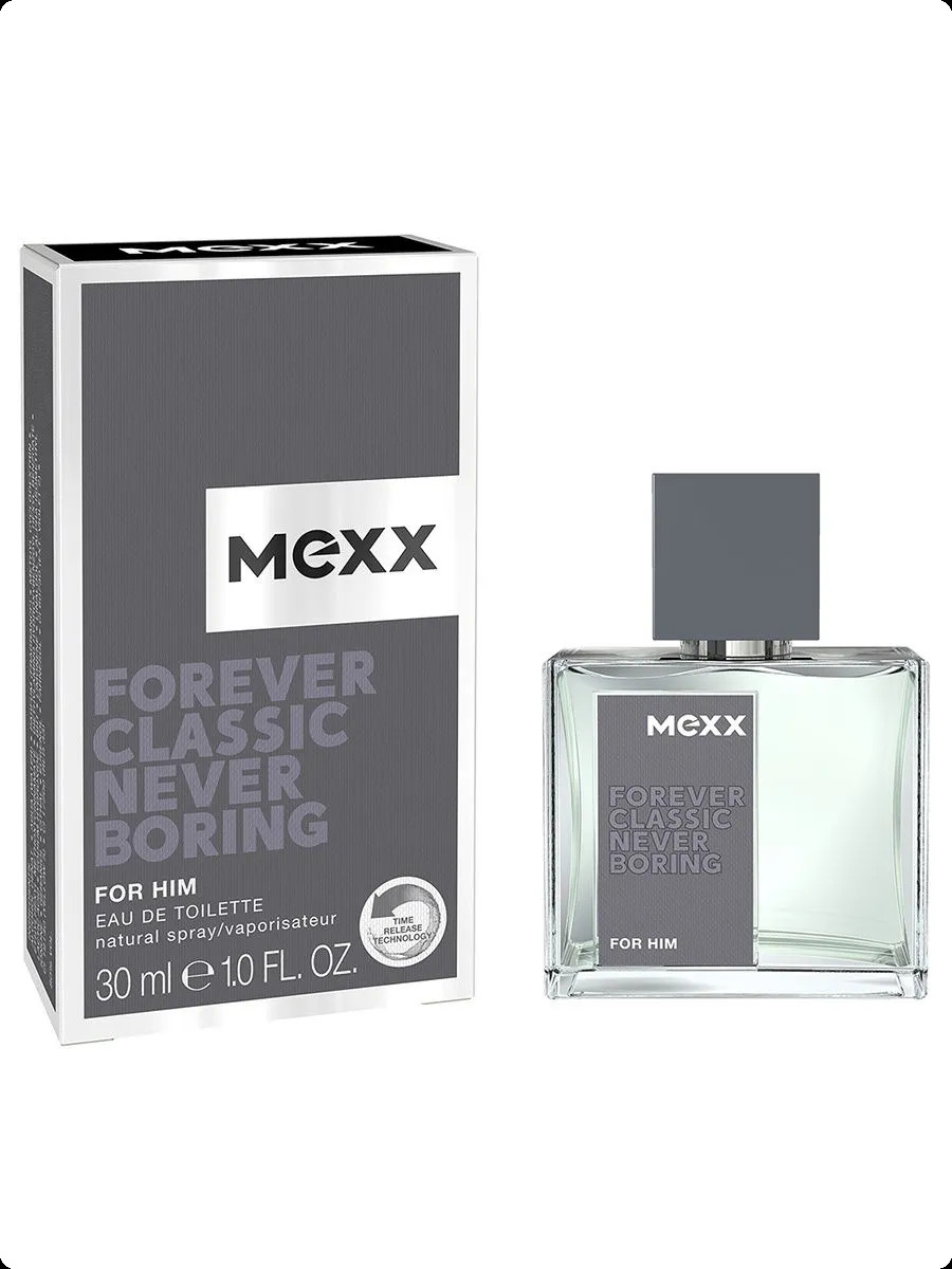 Mexx Forever Classic Never Boring For Him Туалетная вода 30 мл для мужчин