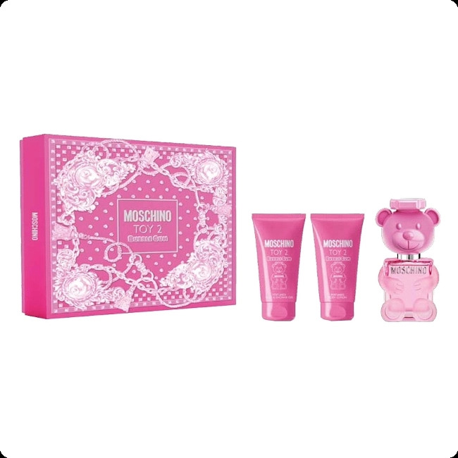 Moschino Toy 2 Bubble Gum Набор (туалетная вода 50 мл + гель для душа 50 мл + лосьон для тела 50 мл) для женщин