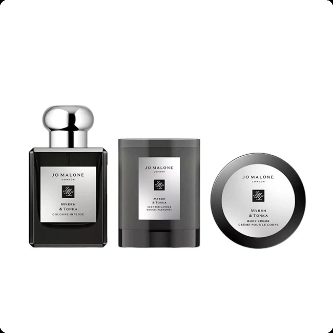 Jo Malone Myrrh and Tonka Набор (одеколон (уценка) 50 мл + крем для тела (уценка) 50 мл + свеча (уценка) 60 гр) для женщин и мужчин