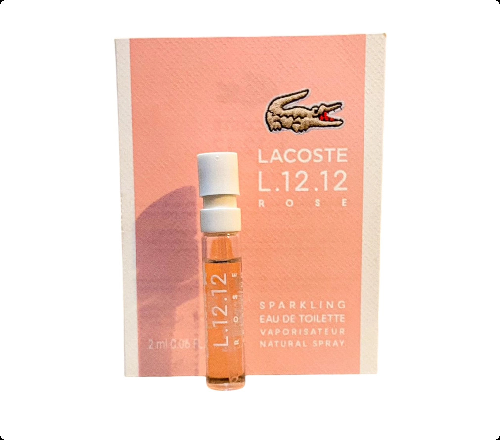 Миниатюра Lacoste L 12 12 Rose Sparkling Туалетная вода 2 мл - пробник духов