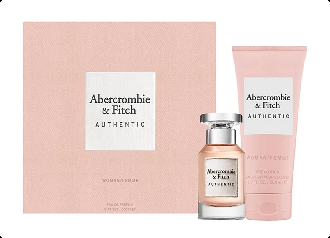 Abercrombie and Fitch Authentic for Women Набор (парфюмерная вода 50 мл + лосьон для тела 200 мл) для женщин