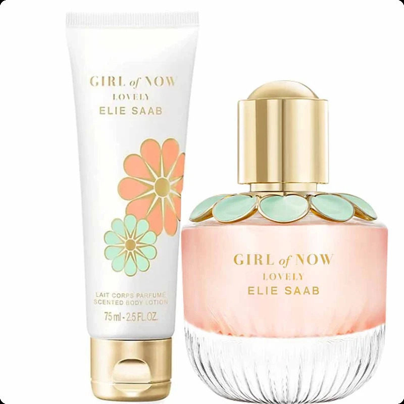 Elie Saab Girl Of Now Lovely Набор (парфюмерная вода 50 мл + лосьон для тела 75 мл) для женщин