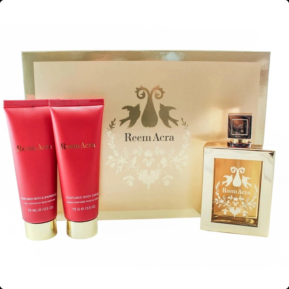 Reem Acra Reem Acra Eau de Parfum Набор (парфюмерная вода 90 мл + гель для душа 75 мл + крем для тела 75 мл) для женщин