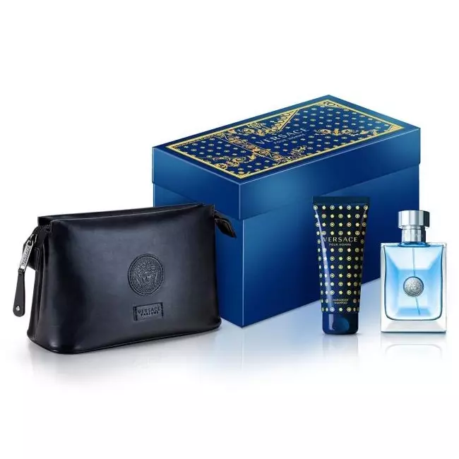 Подарочные парфюмерные наборы. Подарочный набор Versace pour homme. Versace pour homme набор. Versace pour homme 30ml EDT /Blue Box/. Versace pour homme Set.